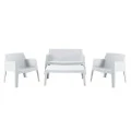 ΣΕΤ ΣΑΛΟΝΙ ΕΞ.ΧΩΡΟΥ 4ΤΜΧ SLEEK HM21268.01 ΛΕΥΚΟ ΠΟΛΥΠΡΟΠΥΛΕΝΙΟ