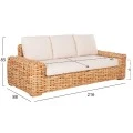 ΣΕΤ ΣΑΛΟΝΙ ΕΞ.ΧΩΡΟΥ TROPEL HM11941 3ΤΜΧ ΦΥΣΙΚΟ RATTAN-ΛΕΥΚΑ ΜΑΞΙΛΑΡΙΑ