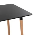 ΣΕΤ ΤΡΑΠΕΖΑΡΙΑΣ 5ΤΜΧ ARIADNE HM21174 MDF TOP & ΠΟΛΥΠΡΟΠΥΛΕΝΙΟ ΣΕ ΜΑΥΡΟ