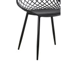 ΣΕΤ ΤΡΑΠΕΖΑΡΙΑΣ 5ΤΜΧ LIO HM21175 MDF TOP & ΠΟΛΥΠΡΟΠΥΛΕΝΙΟ ΣΕ ΜΑΥΡΟ