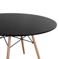 ΣΕΤ ΤΡΑΠΕΖΑΡΙΑΣ 5ΤΜΧ MAGGIE HM21187 MDF TOP & ΠΟΛΥΠΡΟΠΥΛΕΝΙΟ ΣΕ ΜΑΥΡΟ ΧΡΩΜΑ
