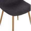 ΣΕΤ ΤΡΑΠΕΖΑΡΙΑΣ 5ΤΜΧ MINARDO HM21179 MDF TOP ΣΕ ΜΑΥΡΟ--ΣΚΟΥΡΟ ΓΚΡΙ ΥΦΑΣΜΑ