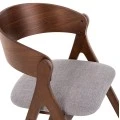 ΣΕΤ ΤΡΑΠΕΖΑΡΙΑΣ 5ΤΜΧ NEKKER HM21340.01 ΤΡΑΠΕΖΙ ΑΠΟ MDF--ΚΑΡΕΚΛΕΣ ΑΠΟ RUBBERWOOD