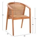 ΣΕΤ ΤΡΑΠΕΖΑΡΙΑΣ 5ΤΜΧ RENLY HM21078.02 ΟΡΘΟΓΩΝΙΟ ΤΡΑΠΕΖΙ & 4 ΚΑΡΕΚΛΕΣ