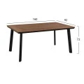 ΣΕΤ ΤΡΑΠΕΖΑΡΙΑΣ 5ΤΜΧ TABER HM10824.02 ΑΛΟΥΜ. ΣΚΟΥΡΟ ΓΚΡΙ--POLYWOOD--P.E.ΣΧΟΙΝΙ ΜΠΕΖ