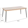 ΣΕΤ ΤΡΑΠΕΖΑΡΙΑΣ 7ΤΜΧ ALLEGRA HM10495 WICKER ΜΠΕΖ-ΜΕΤΑΛΛΟ ΜΑΥΡΟ