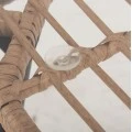 ΣΕΤ ΤΡΑΠΕΖΑΡΙΑΣ 7ΤΜΧ ALLEGRA HM10495 WICKER ΜΠΕΖ-ΜΕΤΑΛΛΟ ΜΑΥΡΟ