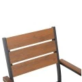 ΣΕΤ ΤΡΑΠΕΖΑΡΙΑΣ 7ΤΜΧ SAGA HM10814 ΑΛΟΥΜΙΝΙΟ ΣΕ ΓΚΡΙ--POLYWOOD