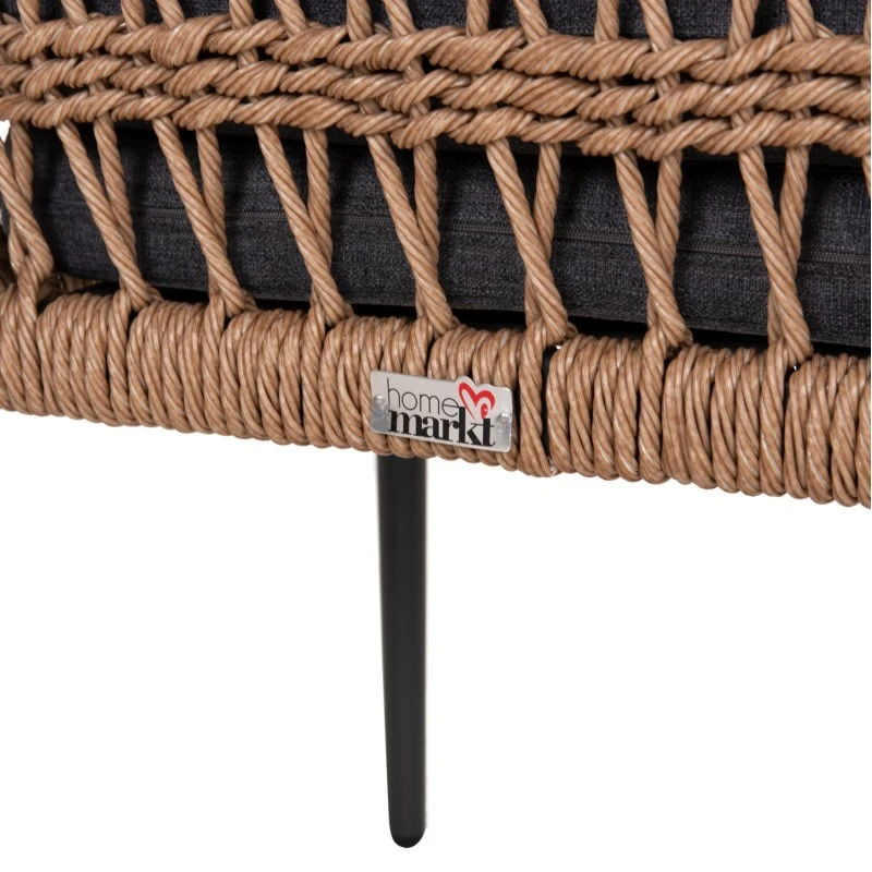 ΣΕΤ ΤΡΑΠΕΖΑΡΙΑΣ 7ΤΜΧ STAD HM10863.01 ΓΚΡΙ ΑΛΟΥΜΙΝΙΟ-SINTERED STONE TOP-OLEFIN