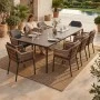 ΣΕΤ ΤΡΑΠΕΖΑΡΙΑΣ 9ΤΜΧ STAD HM10865.01 ΓΚΡΙ ΑΛΟΥΜΙΝΙΟ-SINTERED STONE TOP-OLEFIN