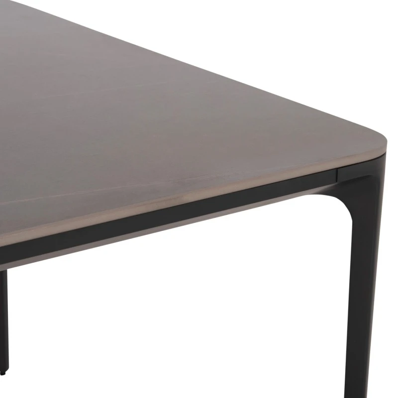 ΣΕΤ ΤΡΑΠΕΖΑΡΙΑΣ 9ΤΜΧ STAD HM10865.01 ΓΚΡΙ ΑΛΟΥΜΙΝΙΟ-SINTERED STONE TOP-OLEFIN