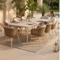 ΣΕΤ ΤΡΑΠΕΖΑΡΙΑΣ 9ΤΜΧ VICTUS HM10864.02 ΜΠΕΖ ΑΛΟΥΜ. & OLEFIN-ΛΕΥΚΟ SINTERED STONE