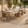 ΣΕΤ ΤΡΑΠΕΖΑΡΙΑΣ 9ΤΜΧ VICTUS HM10864.02 ΜΠΕΖ ΑΛΟΥΜ. & OLEFIN-ΛΕΥΚΟ SINTERED STONE