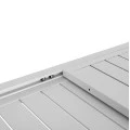 ΣΕΤ ΤΡΑΠΕΖΑΡΙΑΣ ΕΞ.ΧΩΡΟΥ 7ΤΜΧ KRUM HM21148 ΛΕΥΚΟ ΑΛΟΥΜΙΝΙΟ-P.E.RATTAN