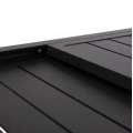 ΣΕΤ ΤΡΑΠΕΖΑΡΙΑΣ ΕΞ.ΧΩΡΟΥ 7ΤΜΧ KRUM HM21152 ΣΚΟΥΡΟ ΓΚΡΙ ΑΛΟΥΜΙΝΙΟ