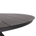ΣΕΤ ΤΡΑΠΕΖΑΡΙΑΣ ΕΞΩΤ. ΧΩΡΟΥ 5ΤΜΧ BERG HM21134 ΣΚΟΥΡΟ ΓΚΡΙ ΑΛΟΥΜΙΝΙΟ--P.E.RATTAN
