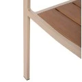 ΣΕΤ ΤΡΑΠΕΖΑΡΙΑΣ TABER HM10738.04 ΤΡΑΠΕΖΙ & 6 ΠΟΛΥΘΡΟΝΕΣ-ΑΛΟΥΜΙΝΙΟ & POLYWOOD-ΣΑΜΠΑΝΙ