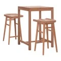 ΣΕΤ ΤΡΑΠΕΖΙ ΜΕ 2 ΣΚΑΜΠΟ ΜΠΑΡ BOLMAR HM10917 ΞΥΛΟ TEAK ΣΕ ΦΥΣΙΚΟ ΧΡΩΜΑ