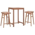 ΣΕΤ ΤΡΑΠΕΖΙ ΜΕ 2 ΣΚΑΜΠΟ ΜΠΑΡ BOLMAR HM10917 ΞΥΛΟ TEAK ΣΕ ΦΥΣΙΚΟ ΧΡΩΜΑ