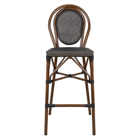 ΣΚΑΜΠΟ ΑΛΟΥΜΙΝΙΟΥ AZARIA HM5059 BAMBOO LOOK ΚΑΦΕ ΜΕ TEXTLINE 44x52x115Υεκ