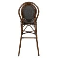 ΣΚΑΜΠΟ ΑΛΟΥΜΙΝΙΟΥ AZARIA HM5059 BAMBOO LOOK ΚΑΦΕ ΜΕ TEXTLINE 44x52x115Υεκ
