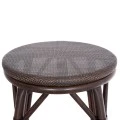 ΣΚΑΜΠΟ ΑΛΟΥΜΙΝΙΟΥ ΜΕΣ.ΥΨΟΥΣ CHINO HM6286.01 BAMBOO LOOK & TEXTILENE ΚΑΦΕ 43x43x65Υεκ