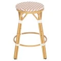 ΣΚΑΜΠΟ ΑΛΟΥΜΙΝΙΟΥ ΜΕΣ.ΥΨΟΥΣ CHINO HM6286.04 BAMBOO LOOK ΦΥΣΙΚΟ & TEXTILENE 43x43x65Υεκ