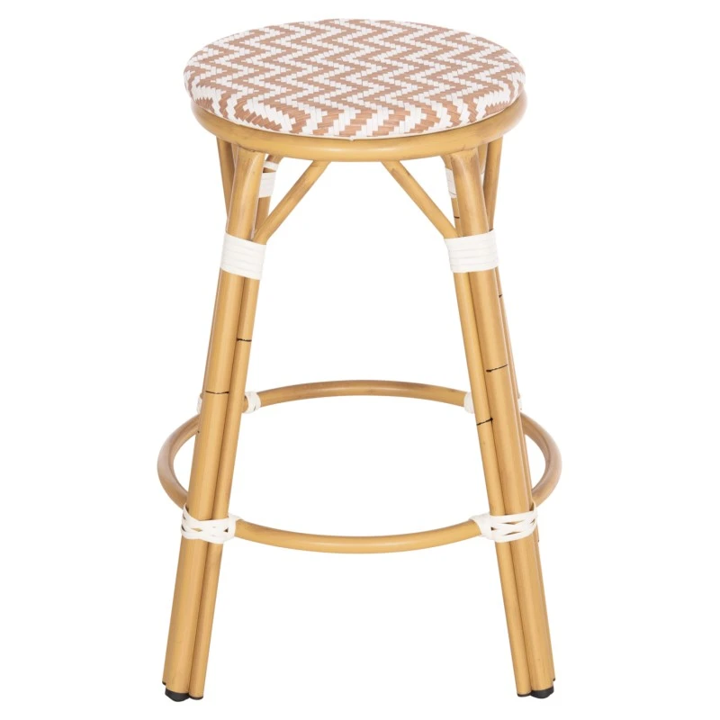 ΣΚΑΜΠΟ ΑΛΟΥΜΙΝΙΟΥ ΜΕΣ.ΥΨΟΥΣ CHINO HM6286.04 BAMBOO LOOK ΦΥΣΙΚΟ & TEXTILENE 43x43x65Υεκ