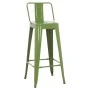 ΣΚΑΜΠΟ BAR ME ΠΛΑΤΗ ΜΕΤΑΛΛΙΚΟ MELITA-PRO HM8643.53 LIGHT OLIVE GREEN 42x42x100Υεκ.