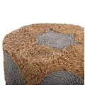 ΣΚΑΜΠΟ BEAM HM7826 ΞΥΛΟ ΤΕΑΚ ΚΑΙ SEAGRASS ΣΕ ΦΥΣΙΚΟ & ΓΚΡΙ Φ43x45Yεκ.