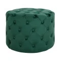 ΣΚΑΜΠΟ KASSIE ΚΥΠΑΡΙΣΣΙ ΒΕΛΟΥΔΟ ΤΥΠΟΥ CHESTERFIELD HM8406.03 Φ60x43Υ εκ.