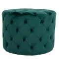 ΣΚΑΜΠΟ KASSIE ΚΥΠΑΡΙΣΣΙ ΒΕΛΟΥΔΟ ΤΥΠΟΥ CHESTERFIELD HM8406.03 Φ60x43Υ εκ.