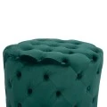 ΣΚΑΜΠΟ KASSIE ΚΥΠΑΡΙΣΣΙ ΒΕΛΟΥΔΟ ΤΥΠΟΥ CHESTERFIELD HM8406.03 Φ60x43Υ εκ.