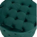 ΣΚΑΜΠΟ KASSIE ΚΥΠΑΡΙΣΣΙ ΒΕΛΟΥΔΟ ΤΥΠΟΥ CHESTERFIELD HM8406.03 Φ60x43Υ εκ.
