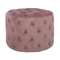 ΣΚΑΜΠΟ KASSIE  ΣΑΠΙΟ ΜΗΛΟ ΒΕΛΟΥΔΟ ΤΥΠΟΥ CHESTERFIELD HM8406.02 Φ60x43Υ εκ.