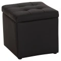 ΣΚΑΜΠΩ ΜΕ ΑΠΟΘΗΚΕΥΤΙΚΟ ΧΩΡΟ PU ΜΑΥΡΟ CUBE HM224.01 36,5x36,5x36Υεκ.