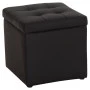 ΣΚΑΜΠΩ ΜΕ ΑΠΟΘΗΚΕΥΤΙΚΟ ΧΩΡΟ PU ΜΑΥΡΟ CUBE HM224.01 38x38x36.5Υεκ.
