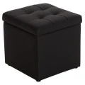ΣΚΑΜΠΩ ΜΕ ΑΠΟΘΗΚΕΥΤΙΚΟ ΧΩΡΟ PU ΜΑΥΡΟ CUBE HM224.01 36,5x36,5x36Υεκ.