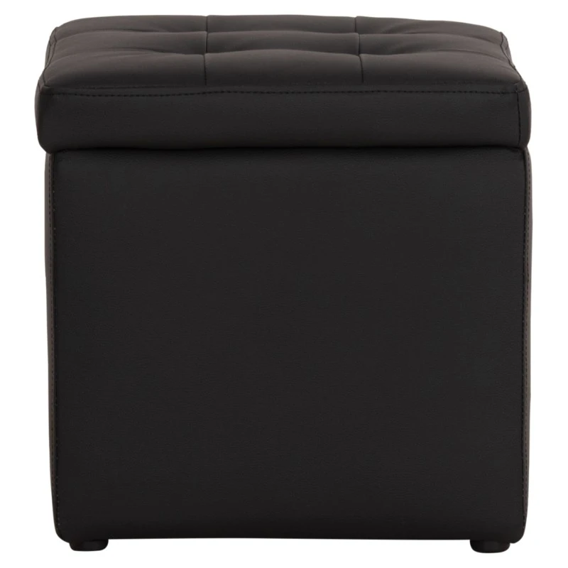 ΣΚΑΜΠΩ ΜΕ ΑΠΟΘΗΚΕΥΤΙΚΟ ΧΩΡΟ PU ΜΑΥΡΟ CUBE HM224.01 36,5x36,5x36Υεκ.