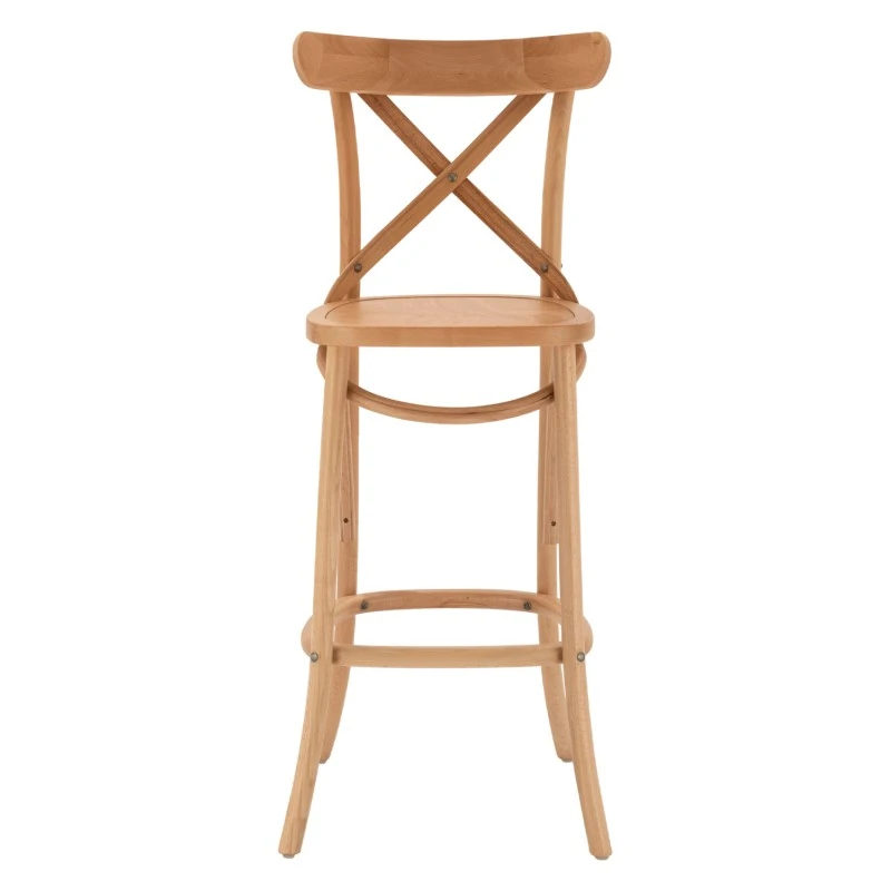 ΣΚΑΜΠΟ ΜΕΣ.ΥΨΟΥΣ GIOLIANA HM8750.01 ΑΠΟ ΟΞΙΑ ΦΥΣΙΚΟ ΜΕ PLYWOOD ΚΑΘΙΣΜΑ 46x46x101Υ εκ.