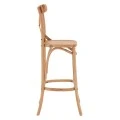 ΣΚΑΜΠΟ ΜΕΣ.ΥΨΟΥΣ GIOLIANA HM8750.01 ΑΠΟ ΟΞΙΑ ΦΥΣΙΚΟ ΜΕ PLYWOOD ΚΑΘΙΣΜΑ 46x46x101Υ εκ.