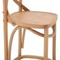 ΣΚΑΜΠΟ ΜΕΣ.ΥΨΟΥΣ GIOLIANA HM8750.01 ΑΠΟ ΟΞΙΑ ΦΥΣΙΚΟ ΜΕ PLYWOOD ΚΑΘΙΣΜΑ 46x46x101Υ εκ.