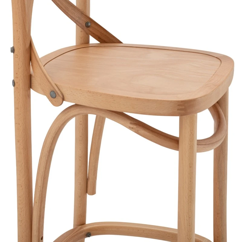 ΣΚΑΜΠΟ ΜΕΣ.ΥΨΟΥΣ GIOLIANA HM8750.01 ΑΠΟ ΟΞΙΑ ΦΥΣΙΚΟ ΜΕ PLYWOOD ΚΑΘΙΣΜΑ 46x46x101Υ εκ.