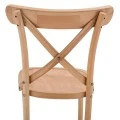 ΣΚΑΜΠΟ ΜΕΣ.ΥΨΟΥΣ GIOLIANA HM8750.01 ΑΠΟ ΟΞΙΑ ΦΥΣΙΚΟ ΜΕ PLYWOOD ΚΑΘΙΣΜΑ 46x46x101Υ εκ.