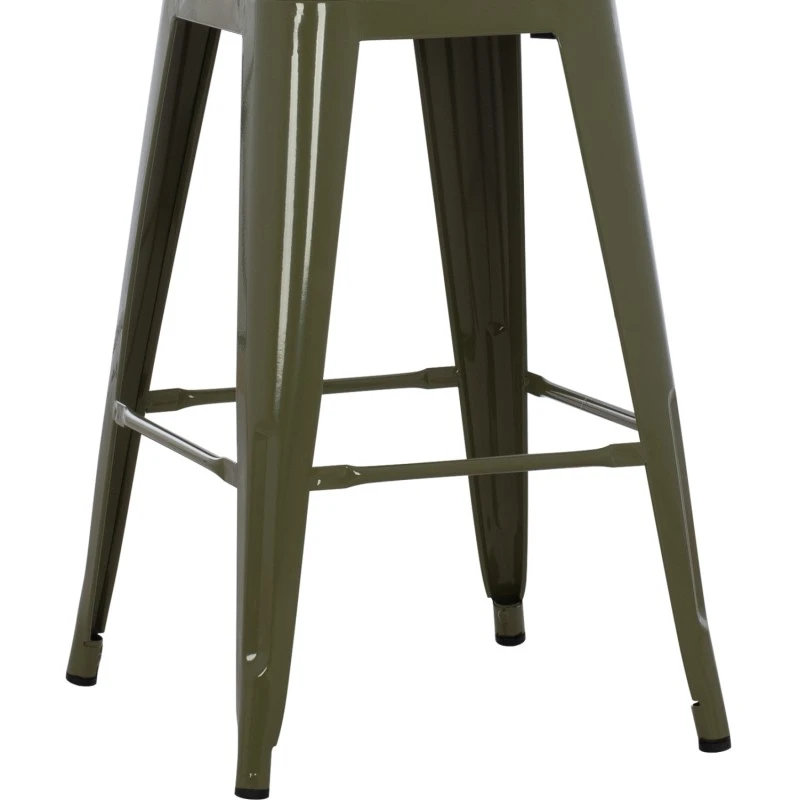 ΣΚΑΜΠΟ ΜΕΣΑΙΟΥ ΥΨΟΥΣ ΜΕΤΑΛΛΙΚΟ MELITA-PRO HM8573.43 DARK OLIVE GREEN 43x43x67Υεκ.