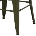 ΣΚΑΜΠΟ ΜΕΣΑΙΟΥ ΥΨΟΥΣ ΜΕΤΑΛΛΙΚΟ MELITA-PRO HM8573.43 DARK OLIVE GREEN 43x43x67Υεκ.