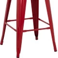 ΣΚΑΜΠΟ ΜΕΣΑΙΟΥ ΥΨΟΥΣ ΜΕΤΑΛΛΙΚΟ MELITA-PRO HM8573.44 ΚΟΚΚΙΝΟ 43x43x67Υεκ.