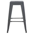 ΣΚΑΜΠΟ ΜΕΣΑΙΟΥ ΥΨΟΥΣ ΜΕΤΑΛΛΙΚΟ MELITA-PRO HM8573.50 ΓΚΡΙ 43x43x67Υεκ.