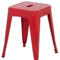 ΣΚΑΜΠΟ ΜΕΤΑΛΛΙΚΟ MELITA HM0096.44 ΣΕ ΚΟΚΚΙΝΟ ΧΡΩΜΑ 37x37x45Υεκ.