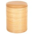 ΣΚΑΜΠΟ MITCH HM9886 ΦΥΣΙΚΟ RATTAN-ΚΑΘΙΣΜΑ ΑΠΟ PU ΜΠΕΖ Φ37x47Υεκ.